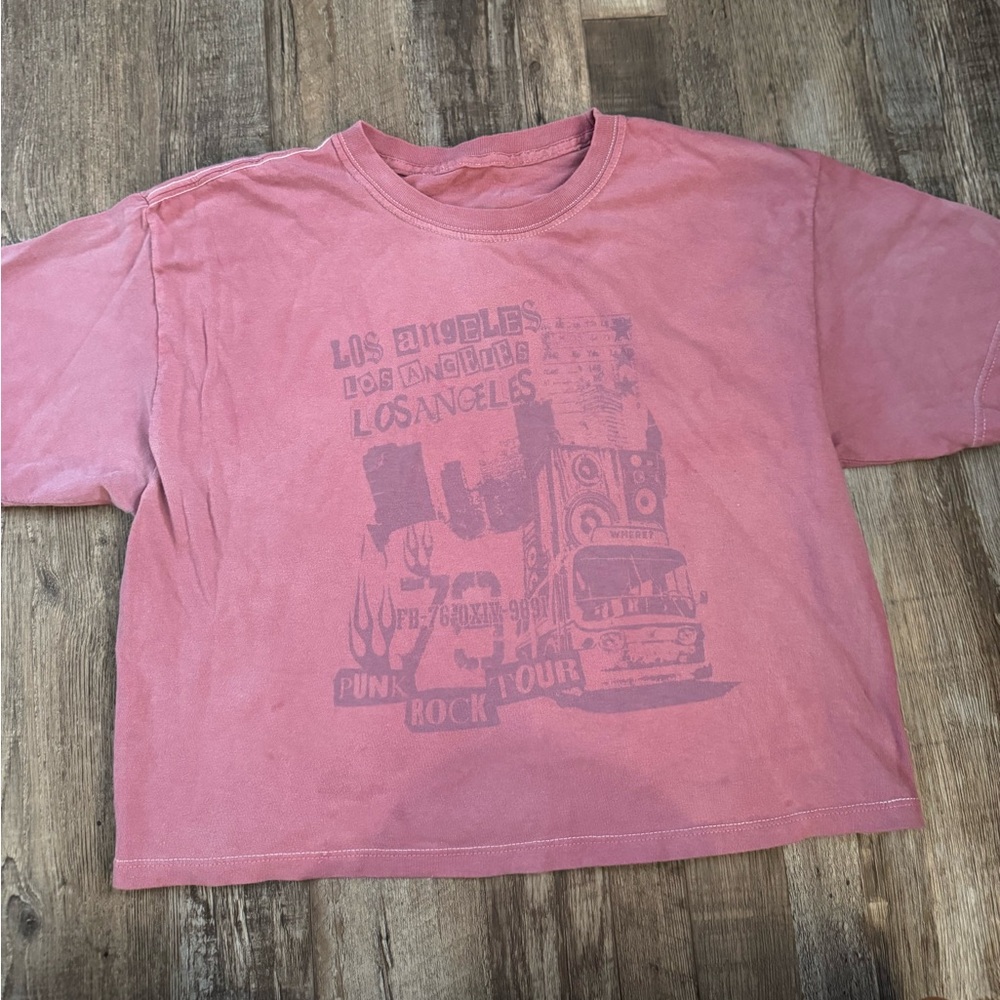 vintage crop tee
